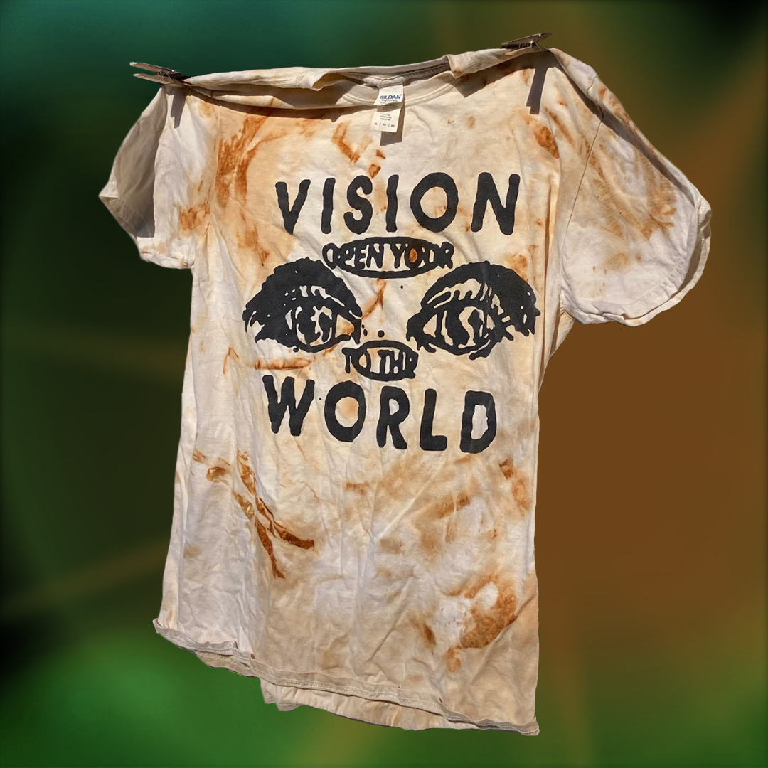 LIMITED EDITION : 'Open Your Vision to the World' T-Shirt by Jen Shear - #1, Size XL